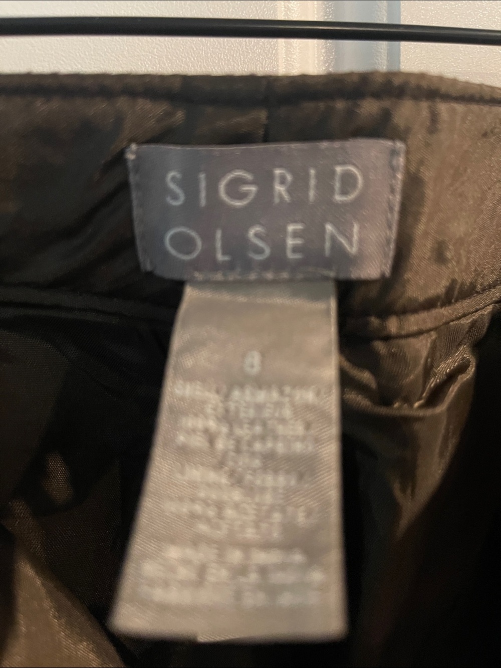 Sigrid Olsen Chocolate Brown Suede Pants - Picture 3 of 7